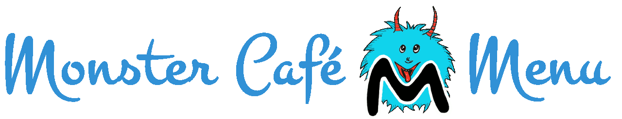 monster cafe - drinks and food