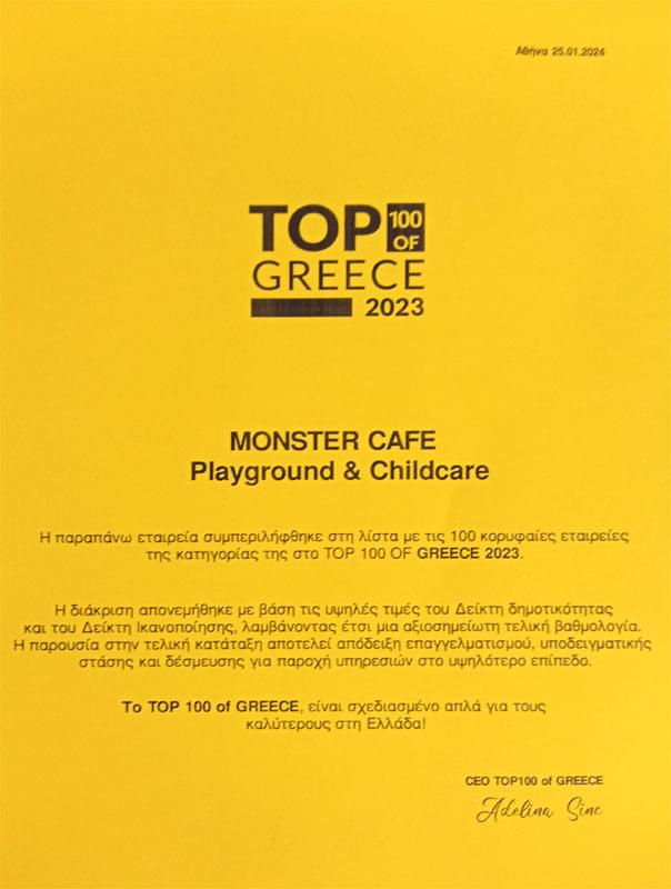 monster cafe - top 100 of greece